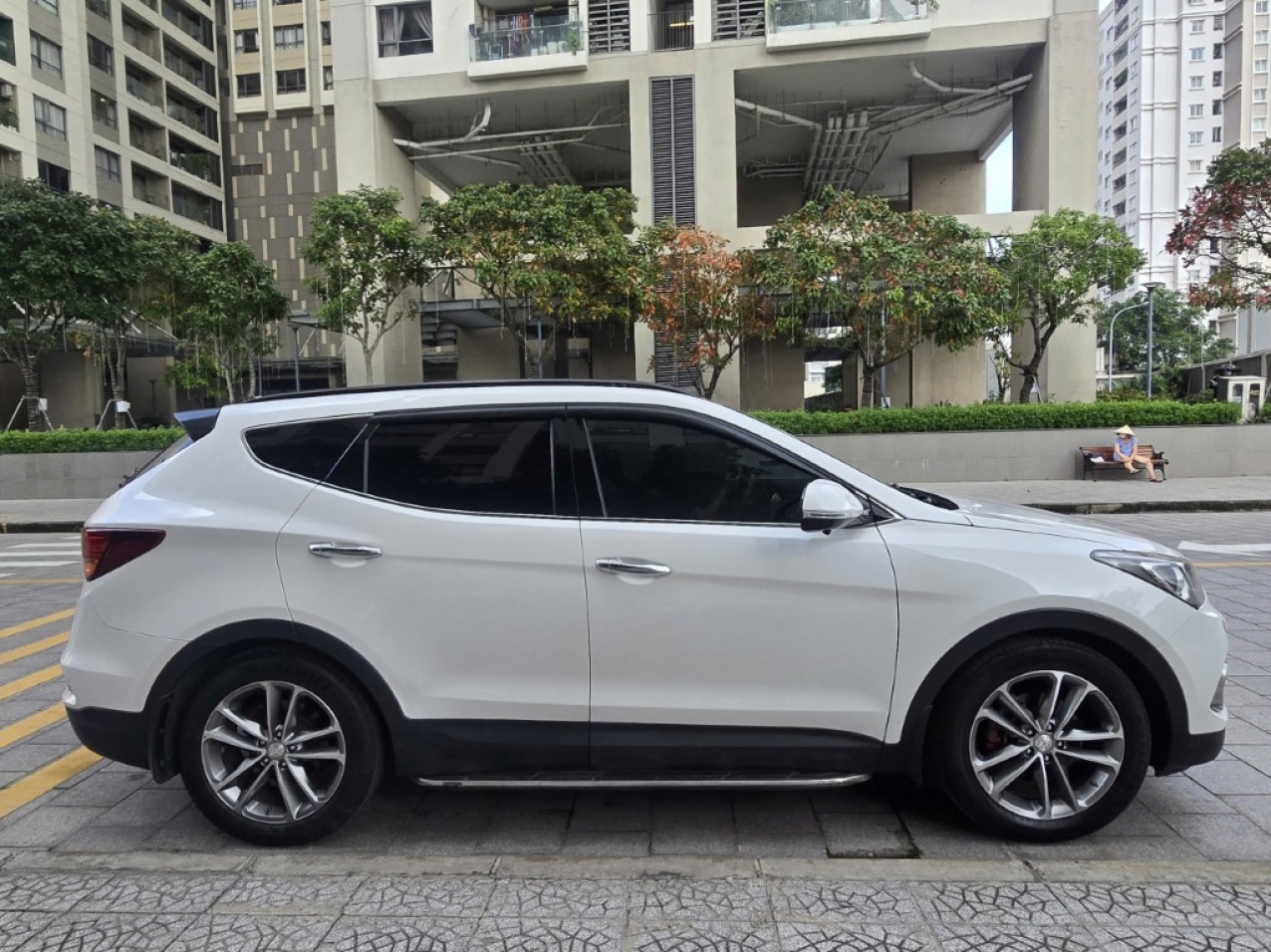 Hyundai Santafe 2018 Máy Xăng | Màu Trắng Siêu Đẹp Hyundai Santafe 2018 Máy Xăng | Màu Trắng Siêu Đẹp