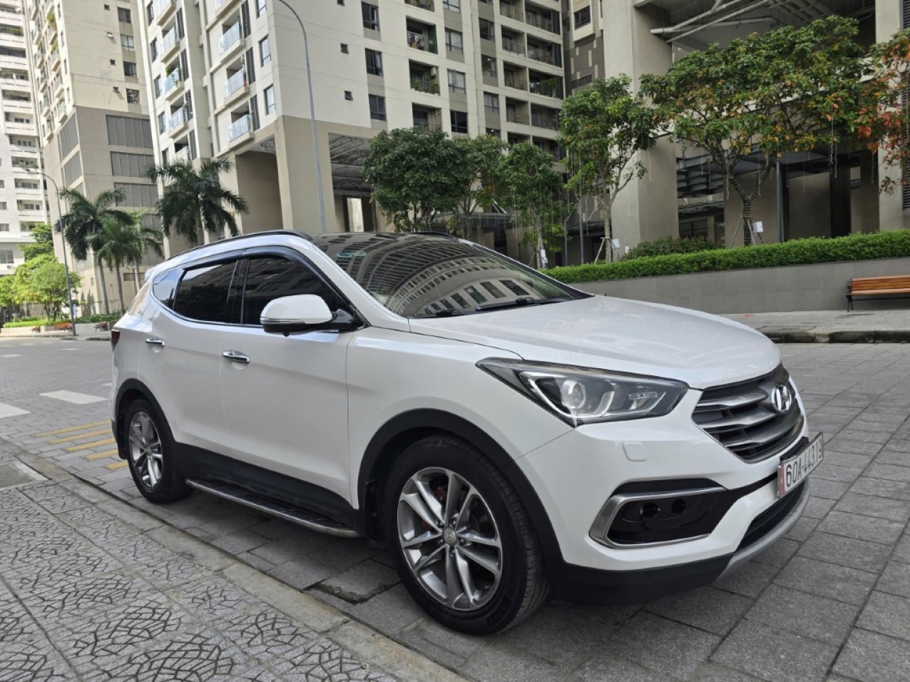 Hyundai Santafe 2018 Máy Xăng | Màu Trắng Siêu Đẹp Hyundai Santafe 2018 Máy Xăng | Màu Trắng Siêu Đẹp